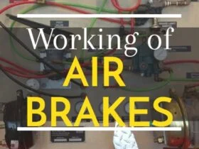 Construction and Working of Air brakes | Becurious.co.in