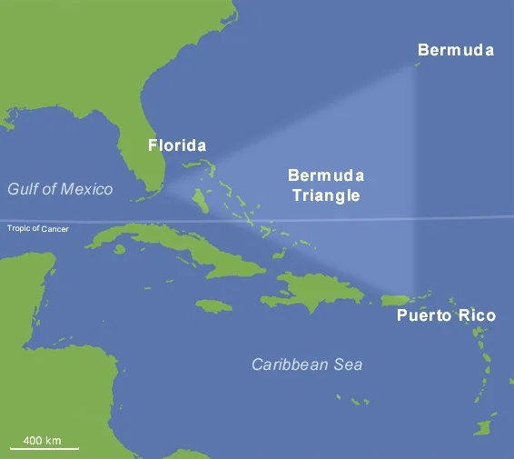 Location of Bermuda Triangle Band