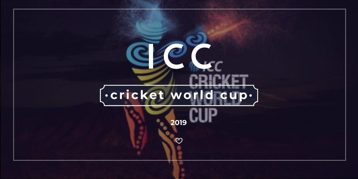ICC cricket world cup 2019