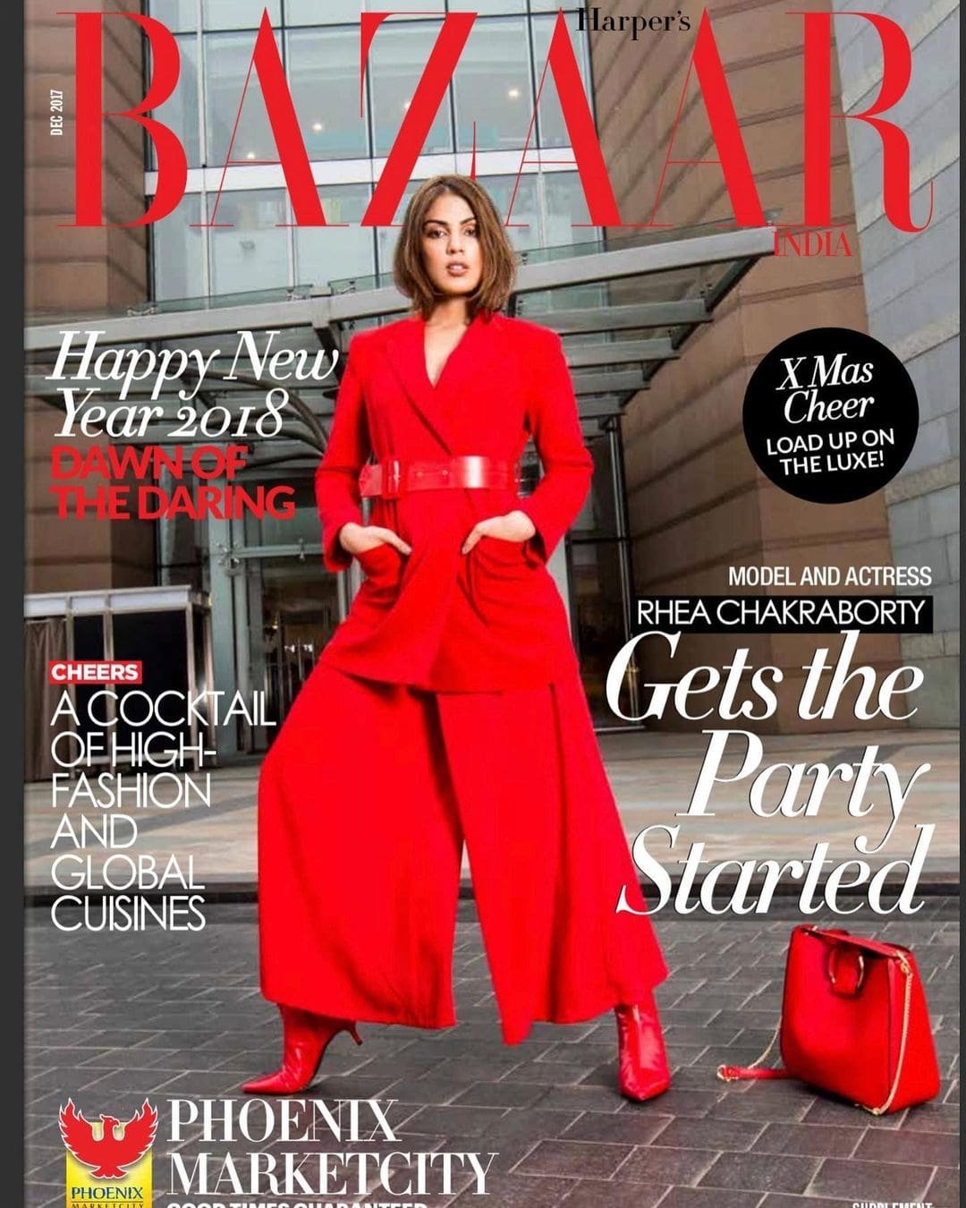 Rhea Chakraborty Harper's Bazaar India (2018) Magazine Cover Edition