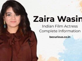 Zaira Wasim Biography