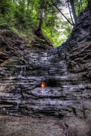 Eternal Flame Falls, Orchard Park, New York